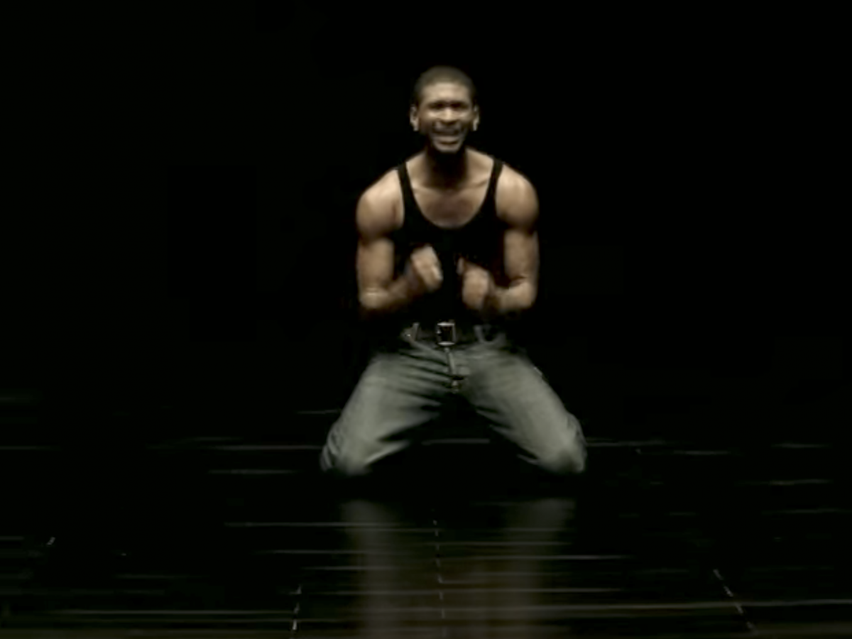 Usher let loose in the "Confessions Part II" video.