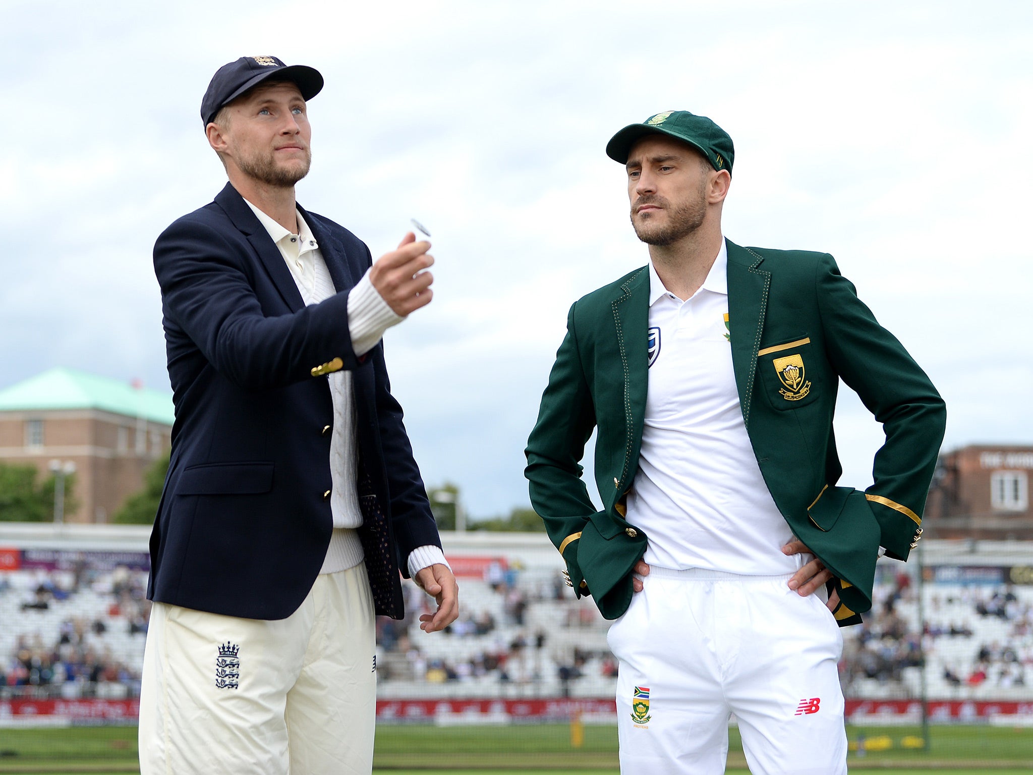 Faf Du Plessis' brave decision allowed the tourists to take the upper hand