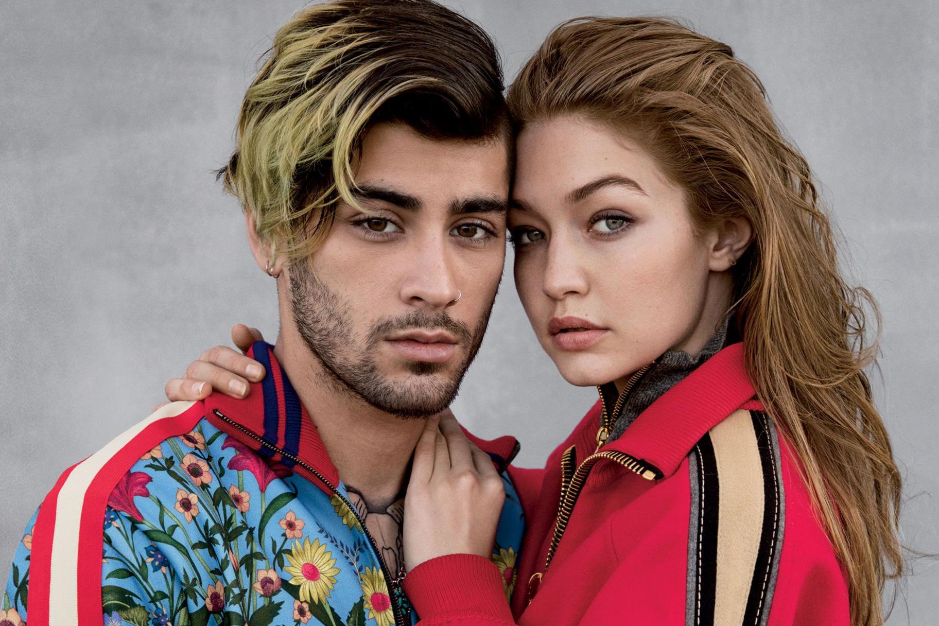 Vogue said Zayn Malik and Gigi Hadid were "embracing gender fluidity"