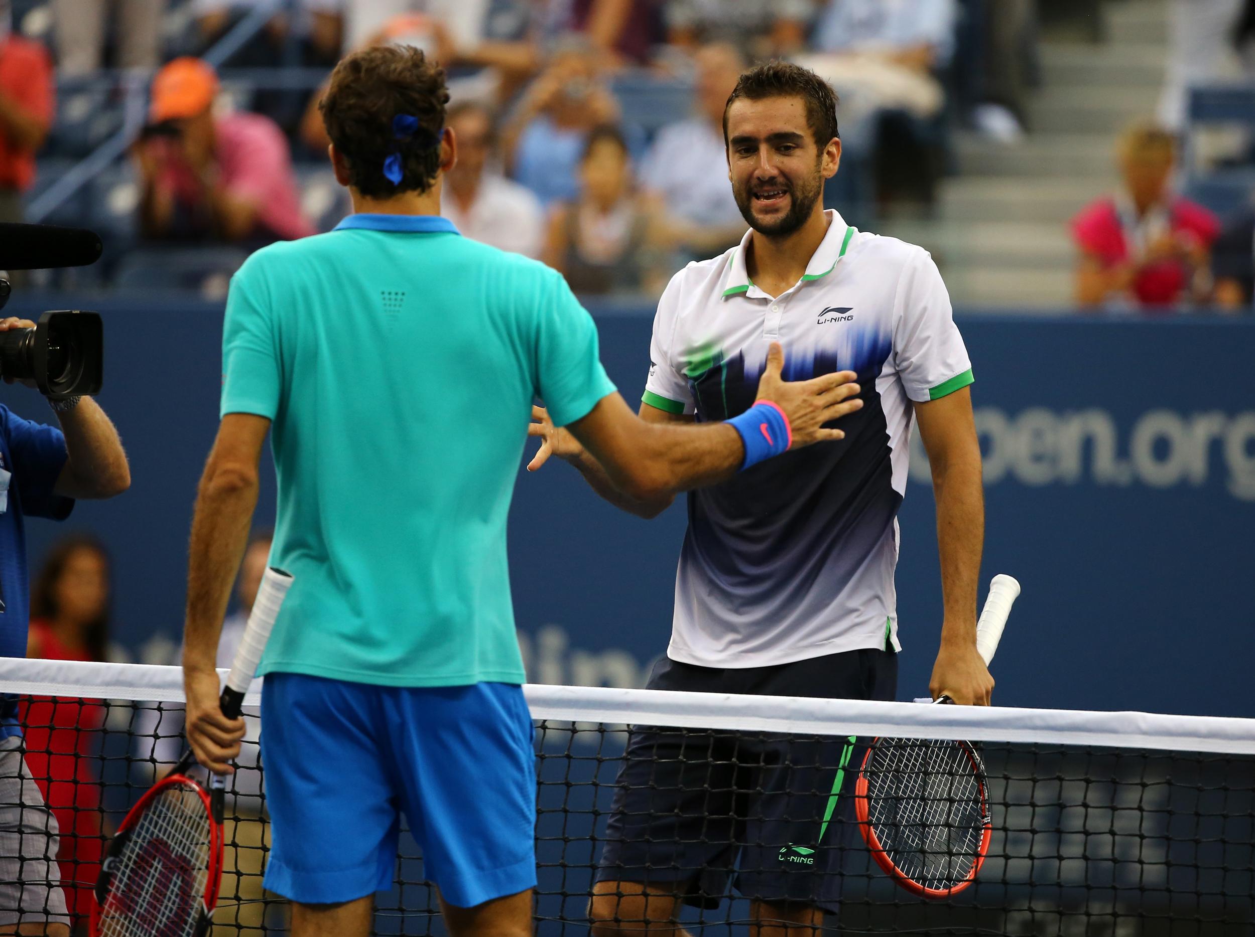 Cilic stunned Federer at the 2014 US Open