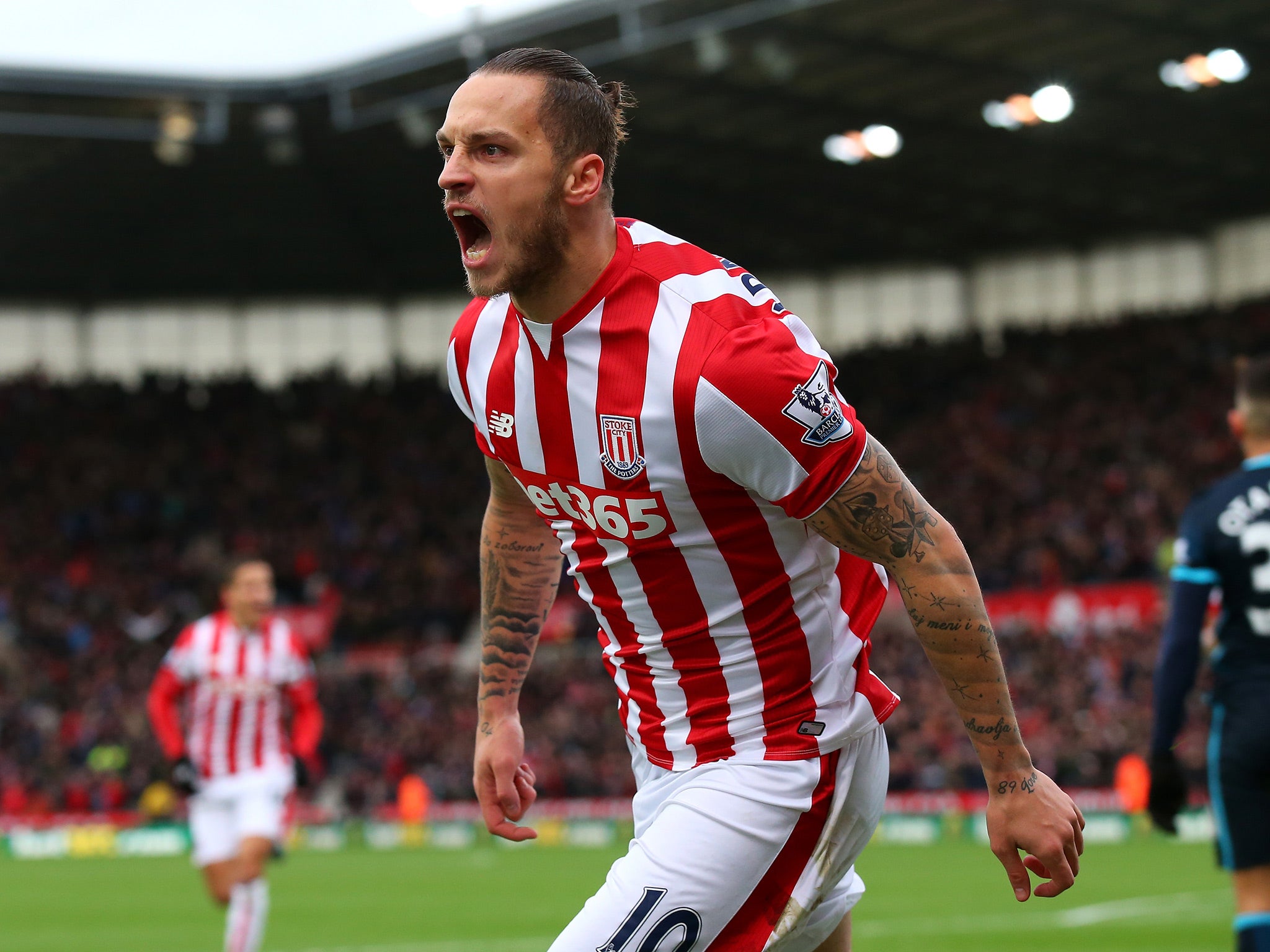 Marko Arnautovic is on the verge of joining West Ham United