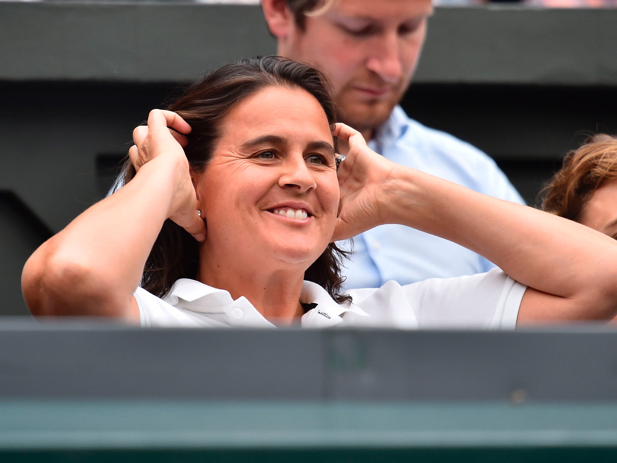 Martinez stood in for Muguruza’s regular coach