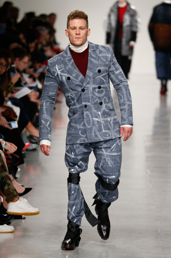 Walking for Teatum Jones at London Fashion Week