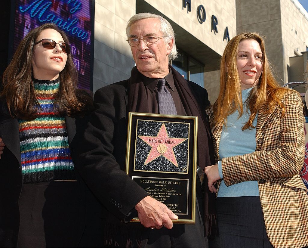 Landau was honoured with a star on the Hollywood Walk of Fame in 2001 (Getty)