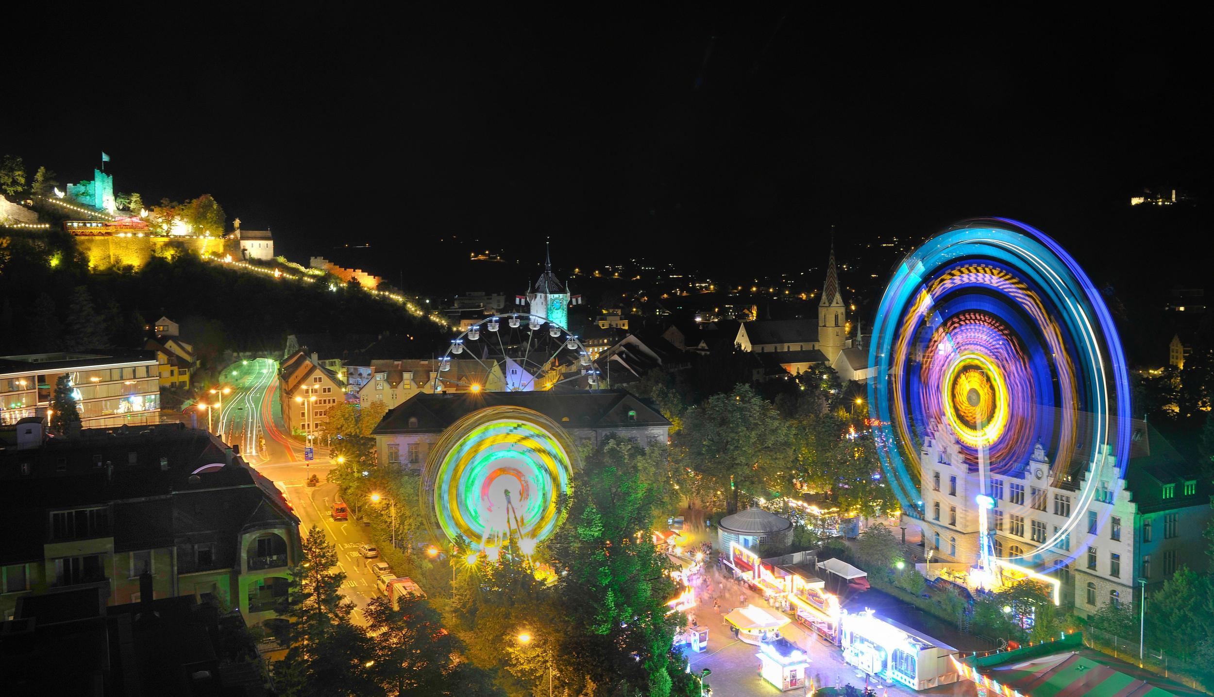 Every 10 years the Swiss town is filled with very un-Swiss revellers