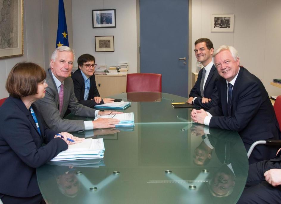 David Davis attending Brussels talks without notes led to suggestions the UK was not prepared for Brexit