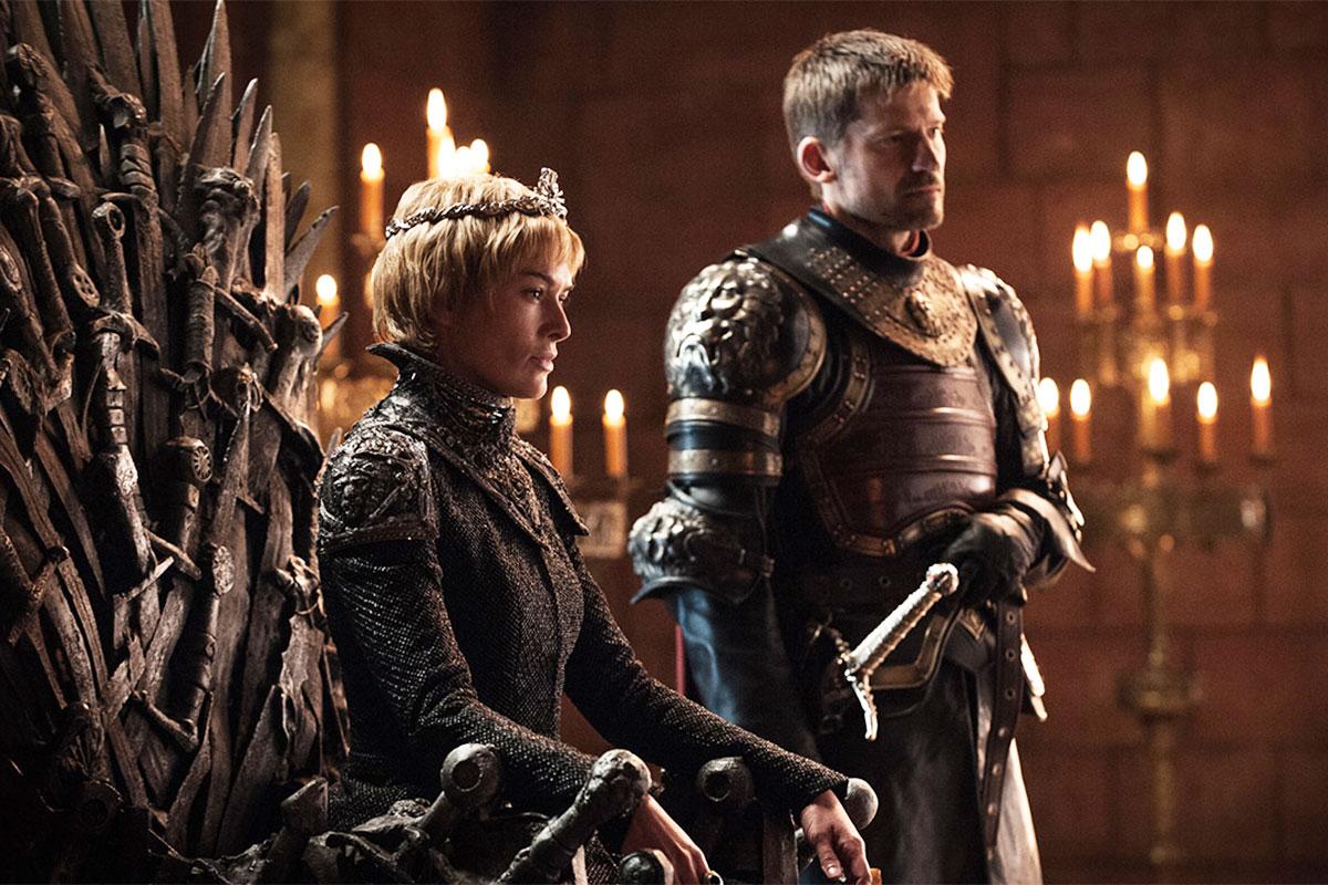 Cersei (Lena Headey) and Jaime Lannister (Nikolaj Coster-Waldau) in ‘Game of Thrones’