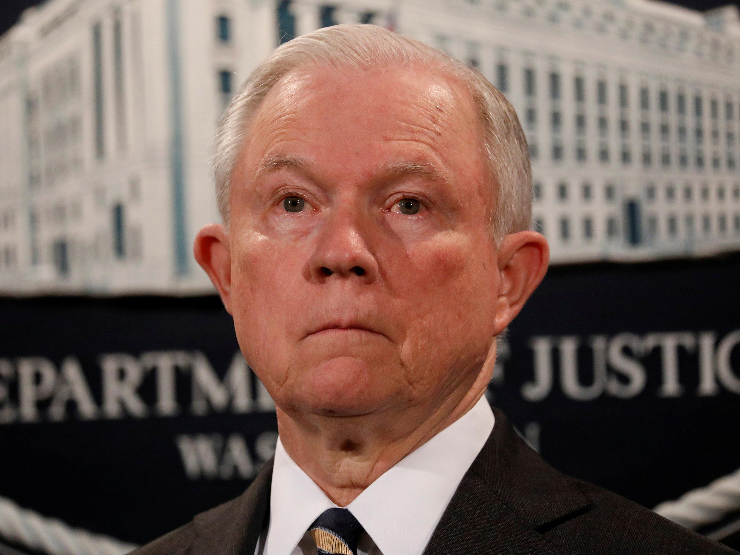 US Attorney General Jeff Sessions