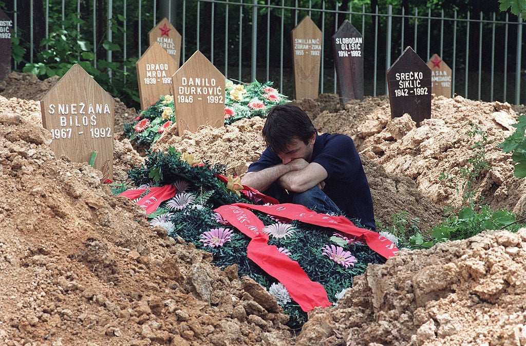 Sarajevo Hero's Partisan cemetery, originally Serb, was used by all sides during the conflict for its relative safety