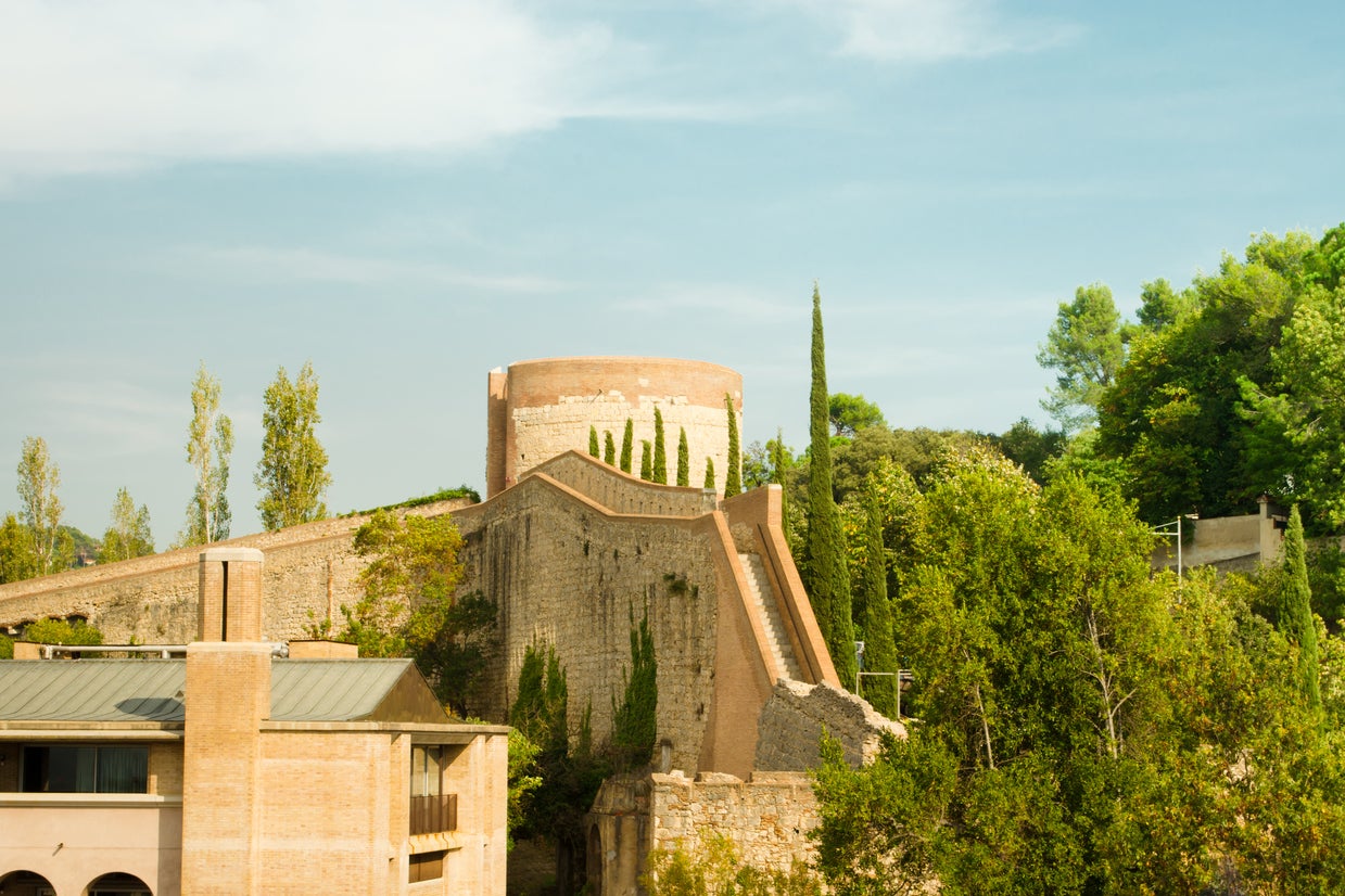 Girona's medieval walls give panoramic views across the city (Getty/iStockphoto)