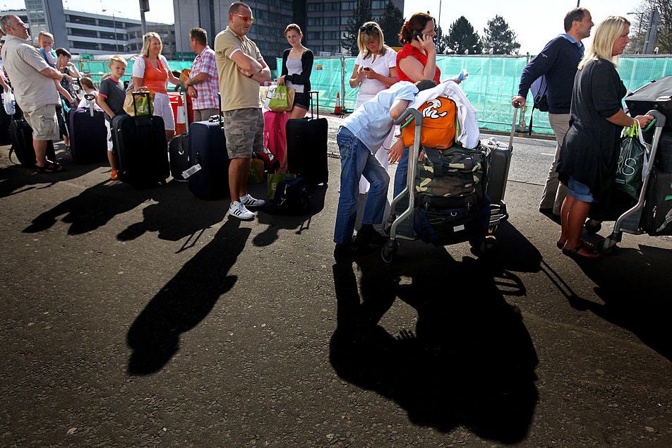 Passengers have been stranded as police search for their cars