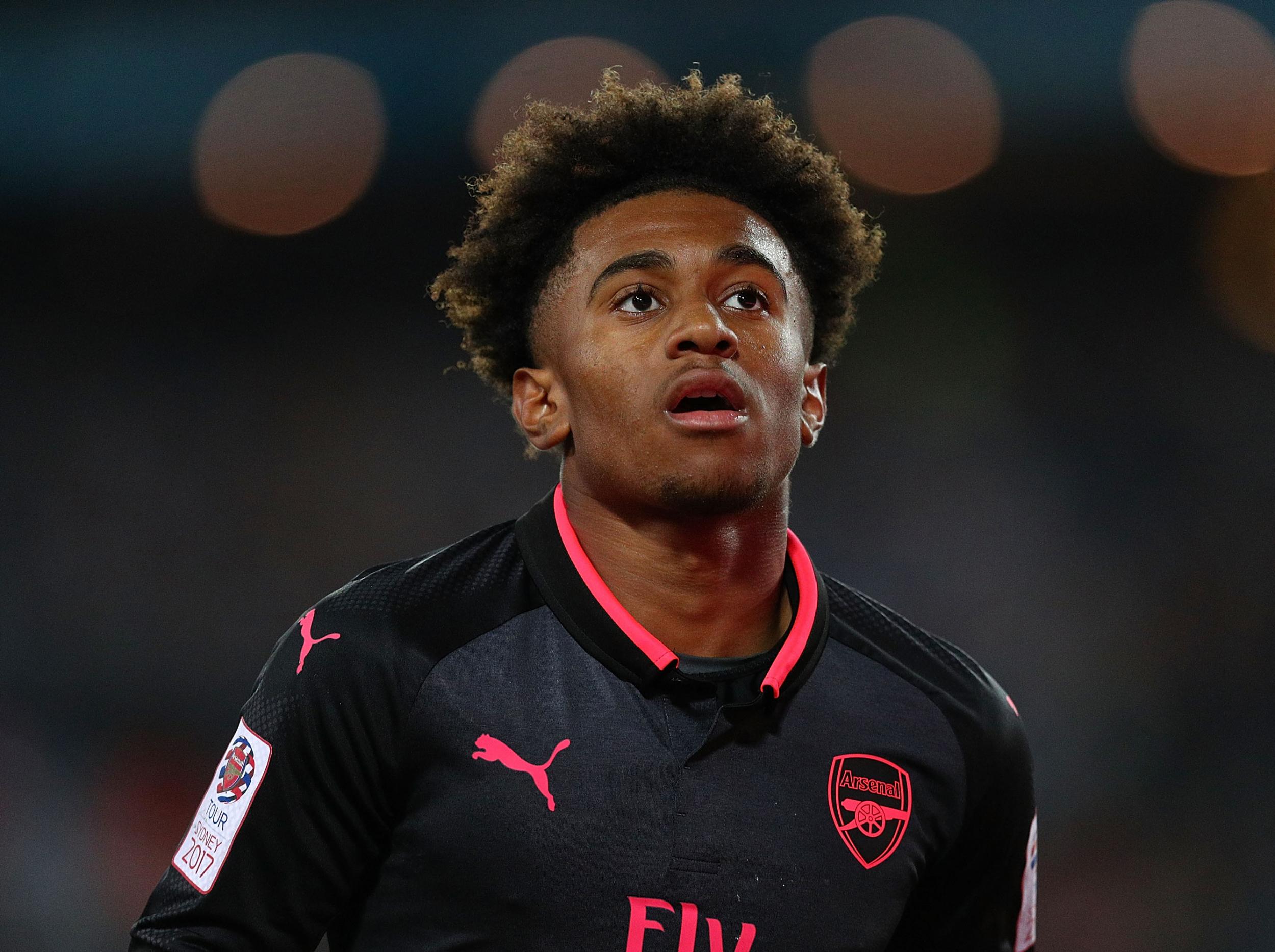 Reiss Nelson has suffered an injury in training soon after arriving at Feyenoord