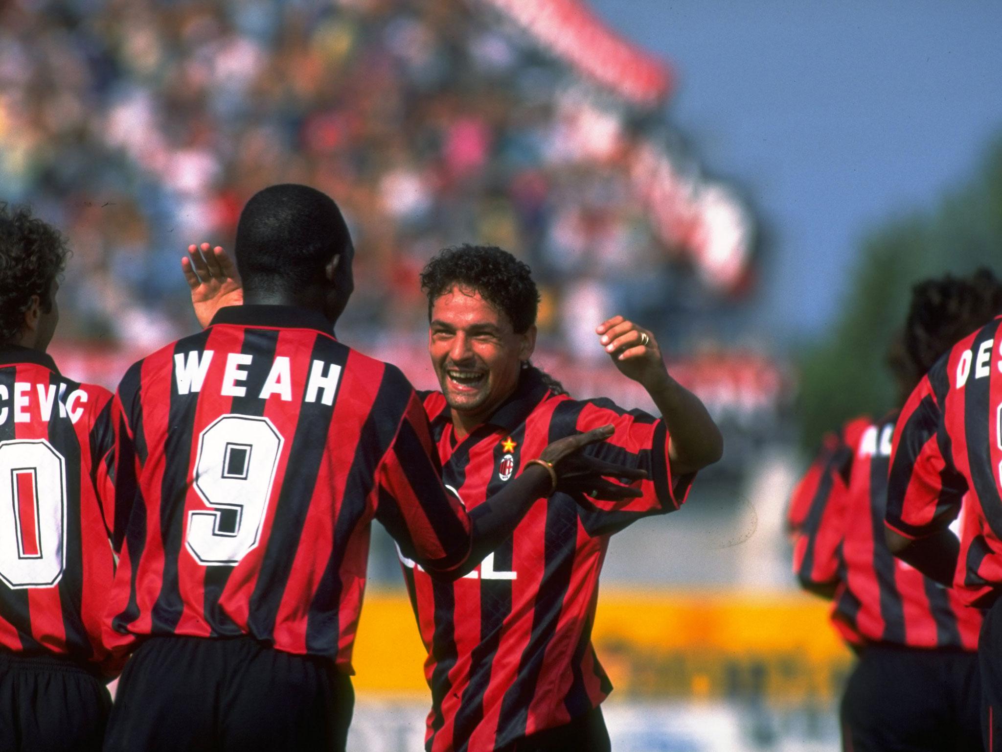 Baggio scored goals across Serie A