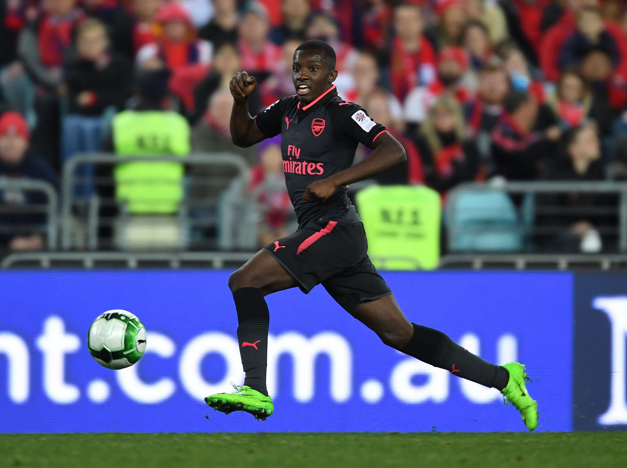 &#13;
Nketiah was released by Chelsea at 14 before being picked up by Arsenal &#13;