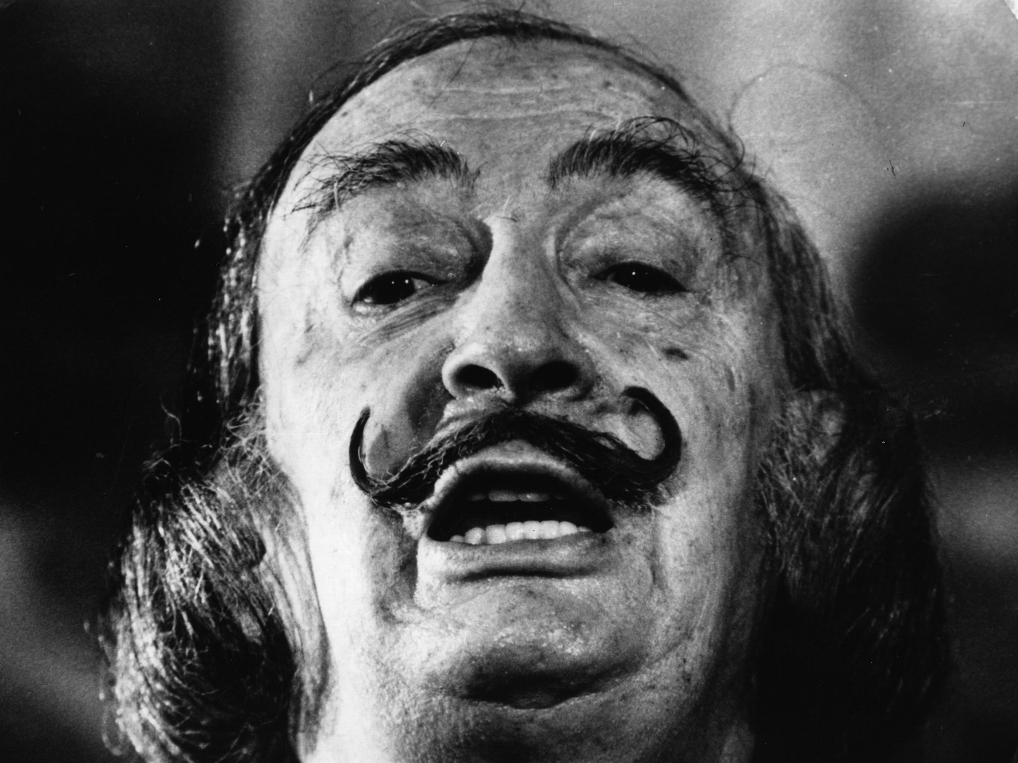 Spanish surrealist artist Salvador Dali