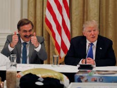 MyPillow CEO Mike Lindell brings notes to White House that suggest calling for ‘martial law if necessary’