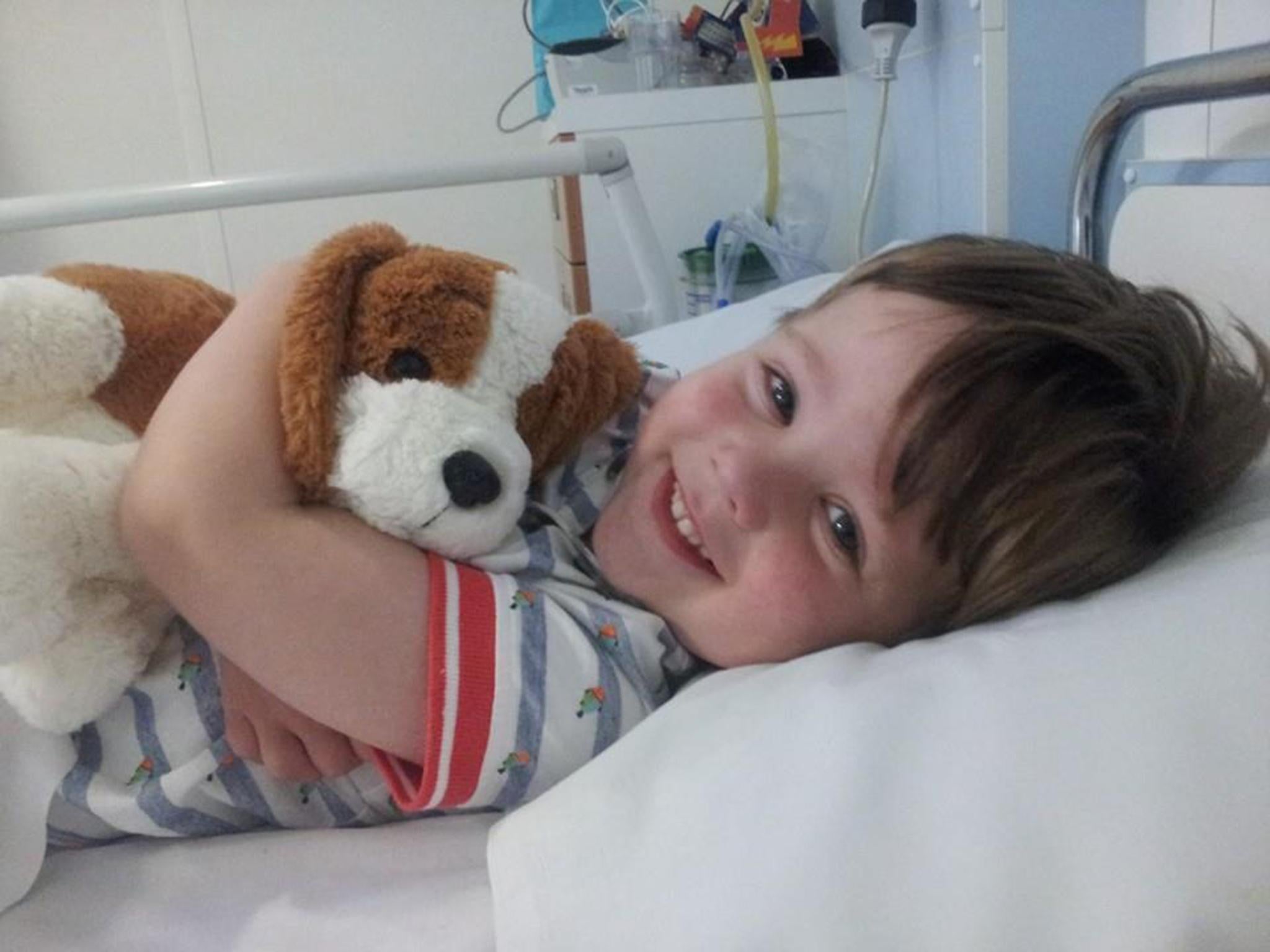 Daniel had to endure a nine-hour procedure to remove the tumour