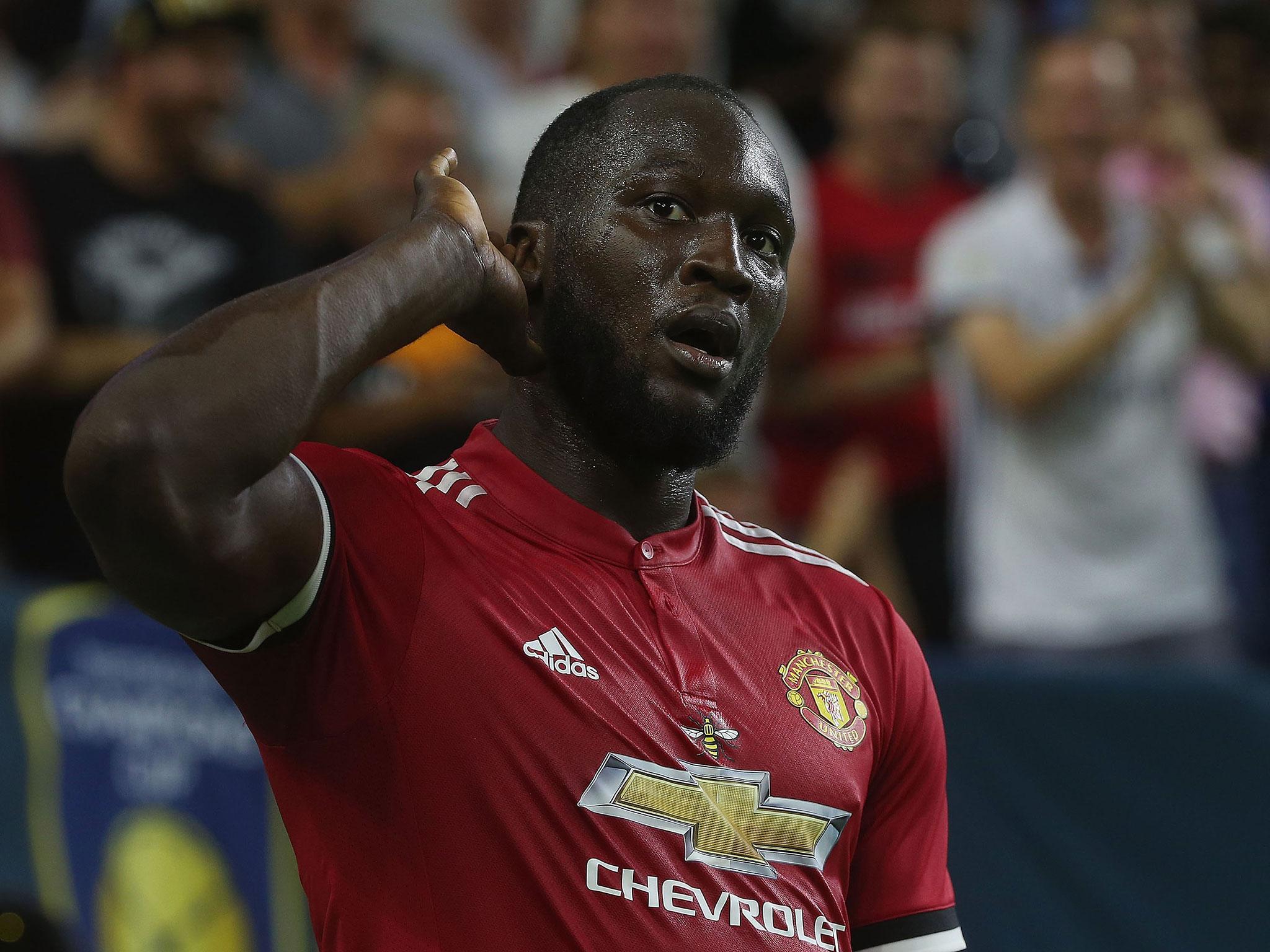 Romelu Lukaku was on target for the second consecutive game