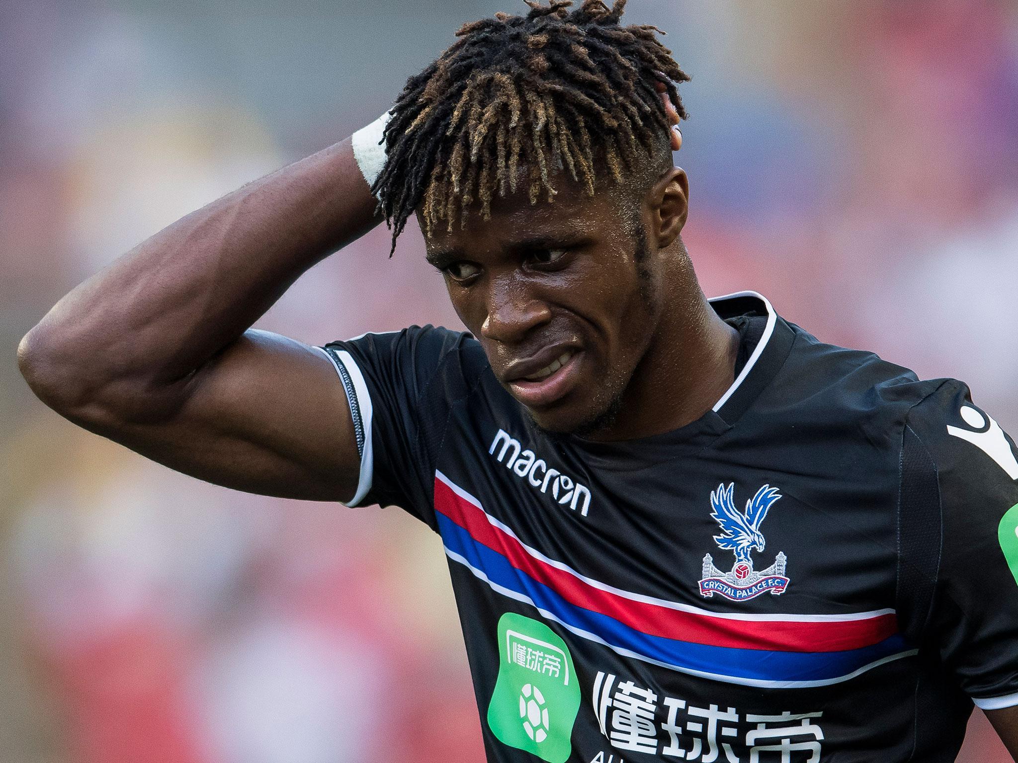 Wilfried Zaha claims he has been racially abused on social media