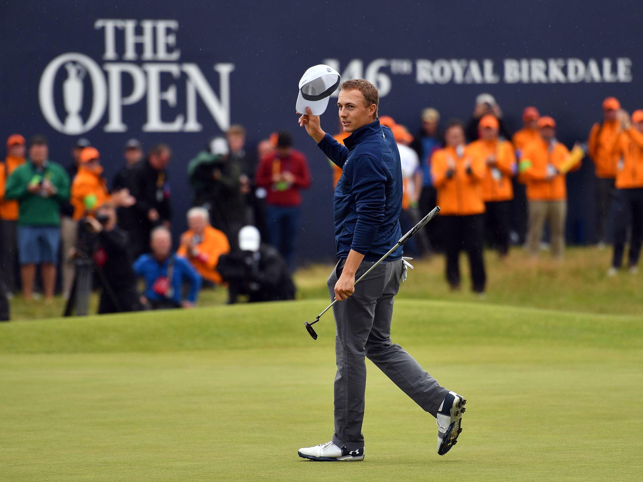 &#13;
Spieth praised the fans after his win &#13;