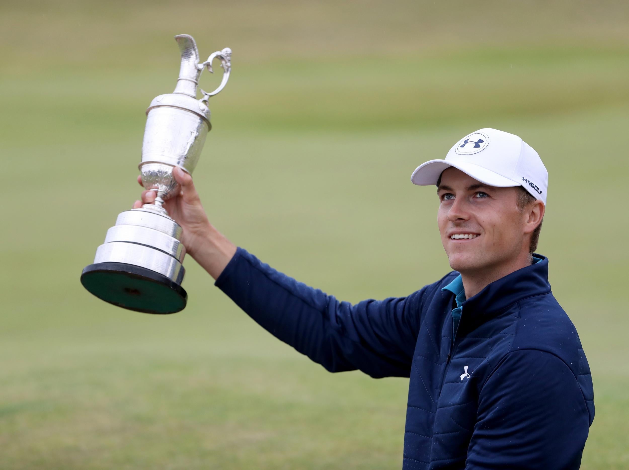 Spieth has now won three of the major golf championships