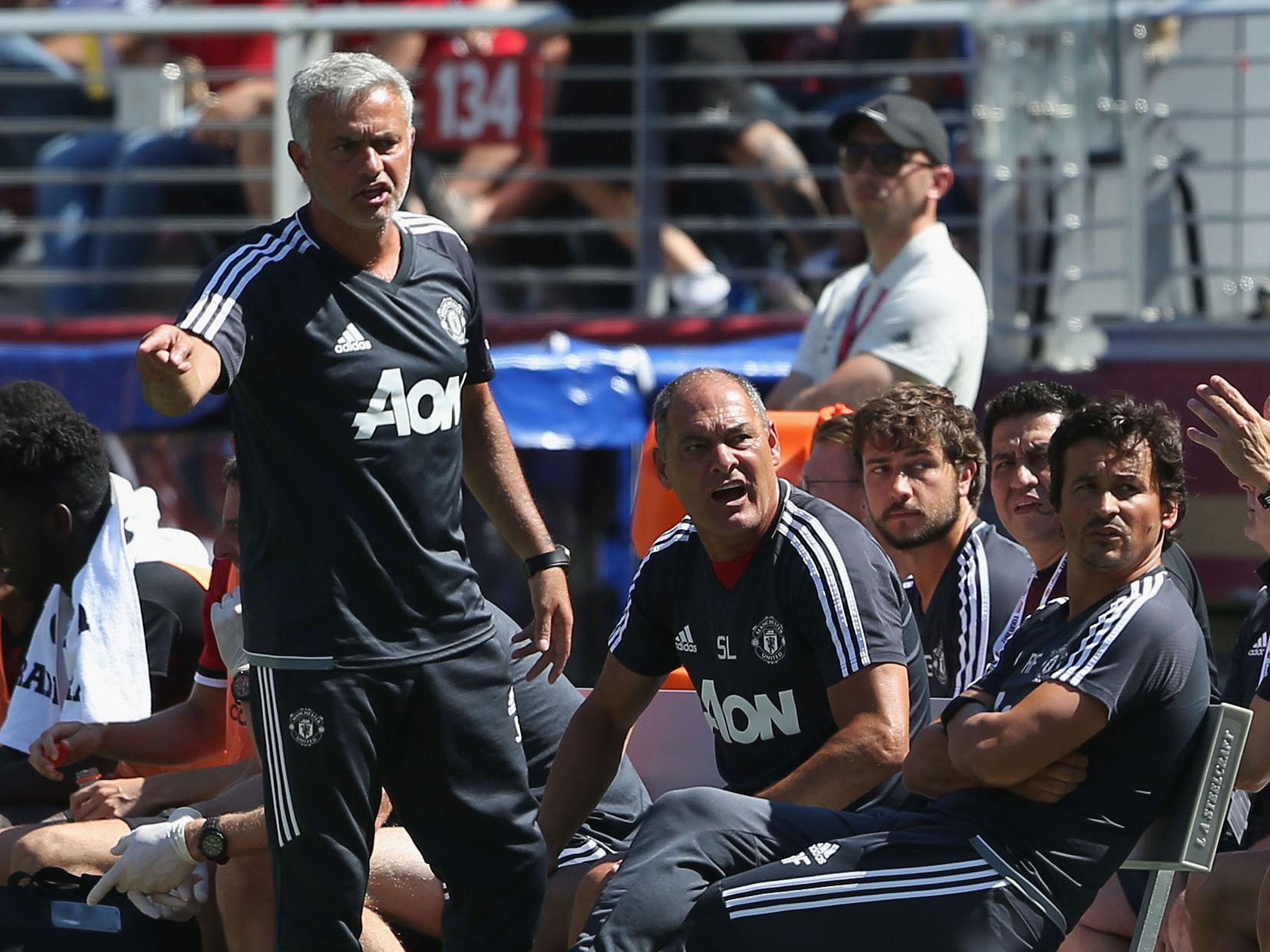 Jose Mourinho watched on as Manchester United beat Real Madrid