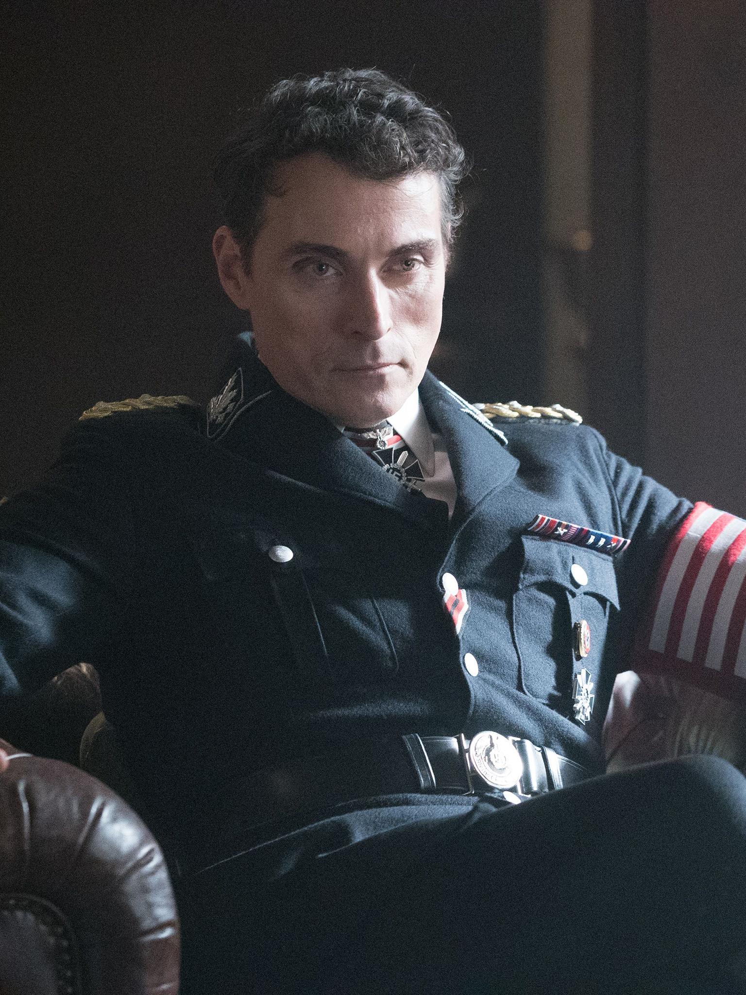 &#13;
Rufus Sewell in ‘The Man in the High Castle’, a loose adaptation of Dick’s 1962 novel ( Rex)&#13;