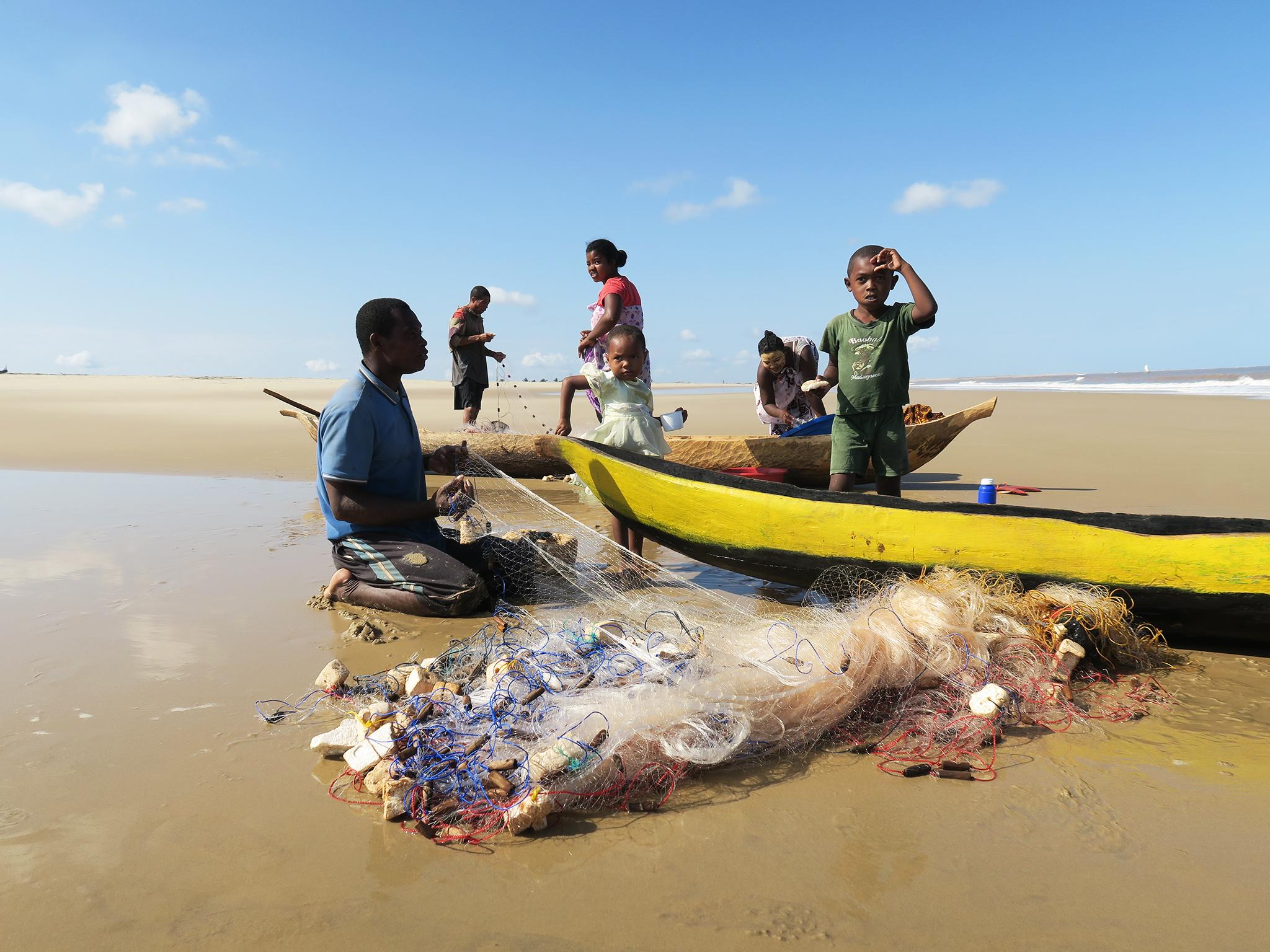 The small boats used by fishermen in coastal communities provide little protection from dangerous conditions