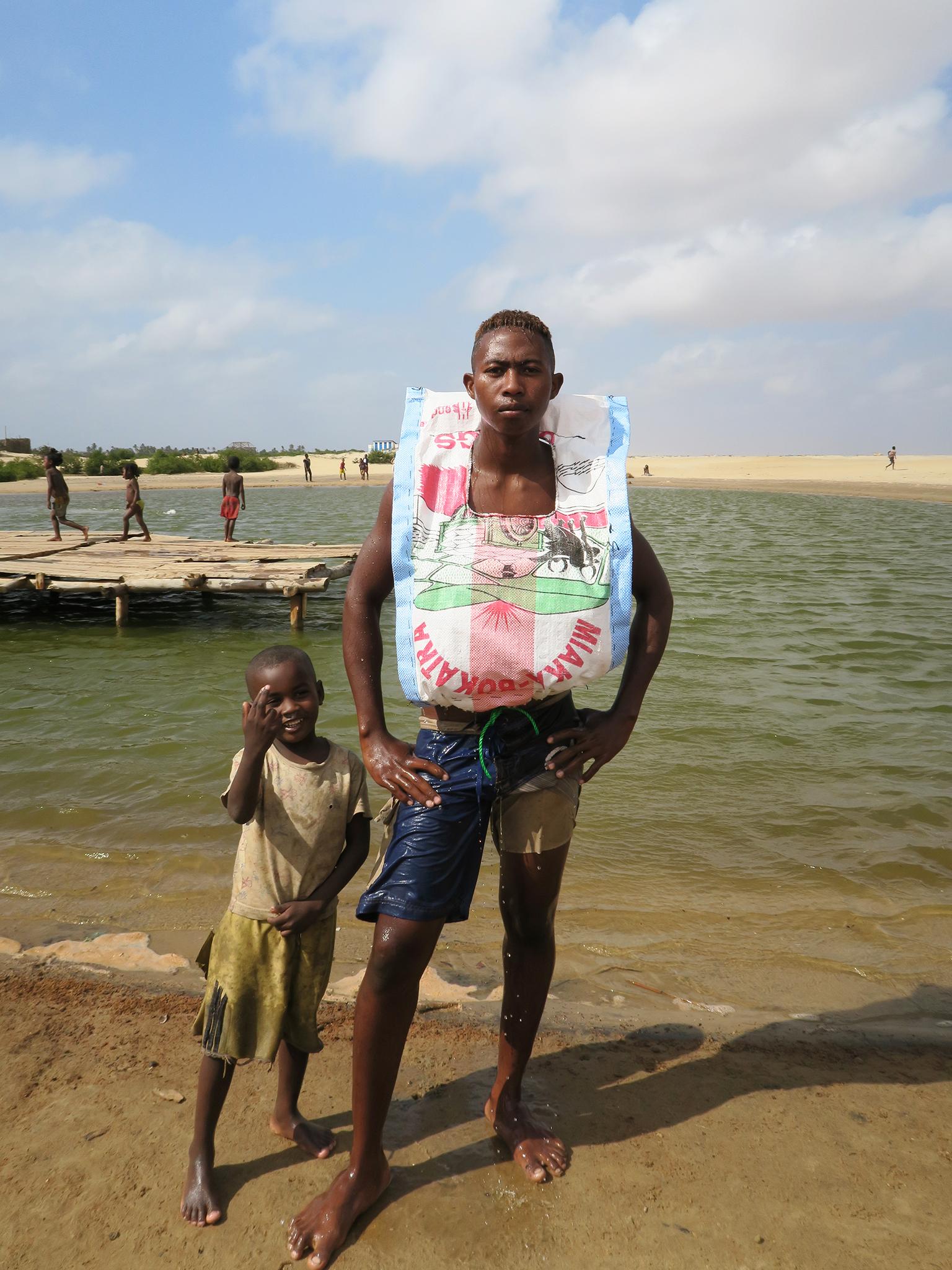 Vestability launched its jackets on the west coast of Madagascar, enlisting locals to help test them