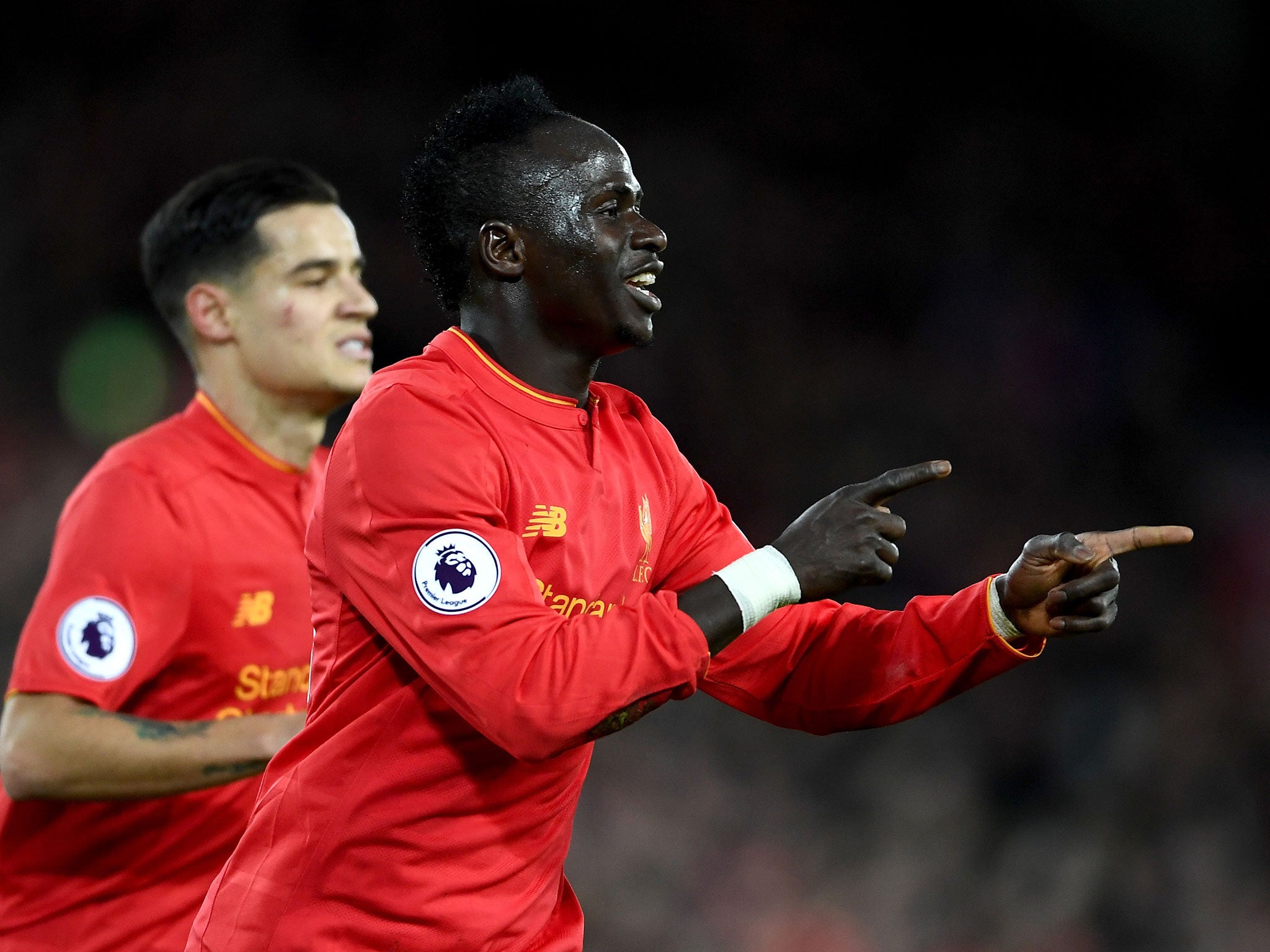 Sadio Mane scored 13 league goals for Liverpool last season