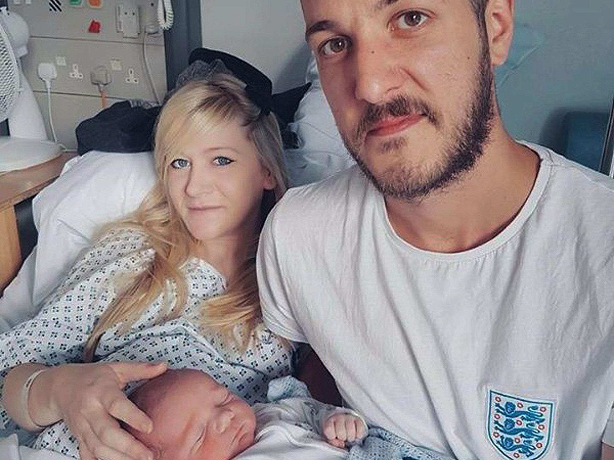 Chris Gard and Connie Yates with their son Charlie Gard