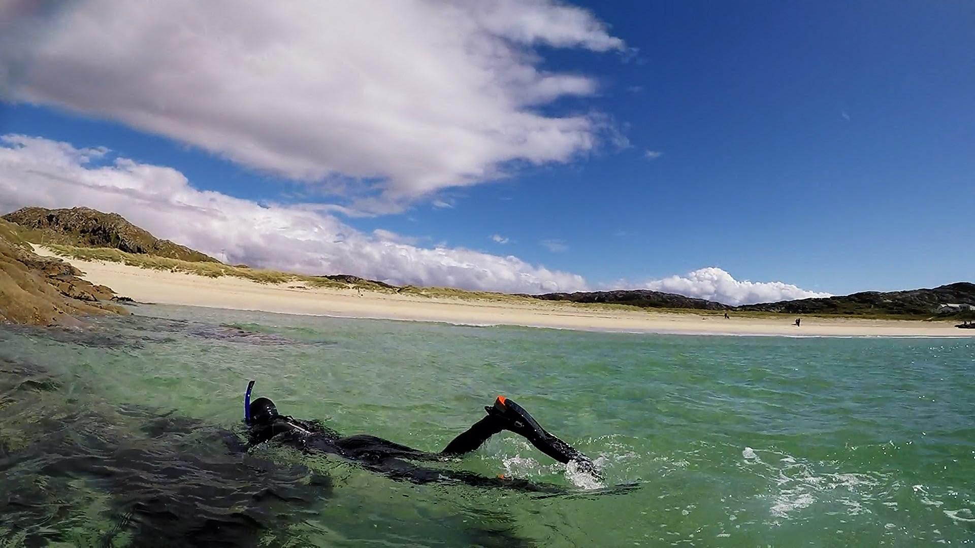 Temperature aside, the snorkelling is glorious