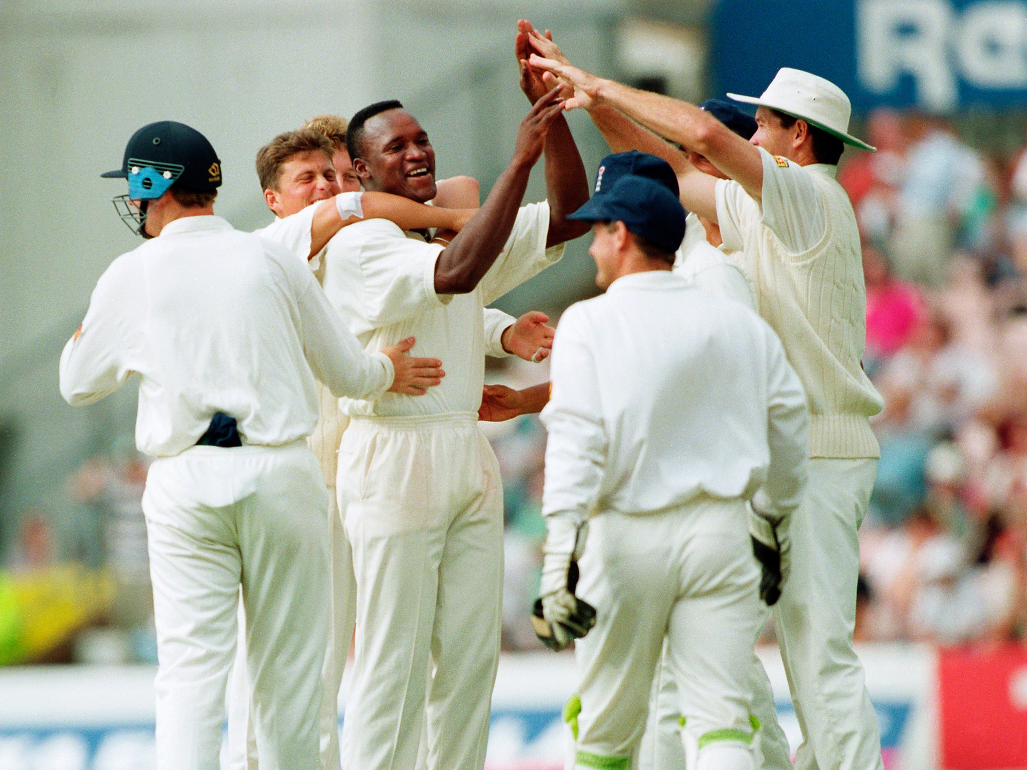 South Africa had no answer after rousing the normally mild-mannered Devon Malcolm