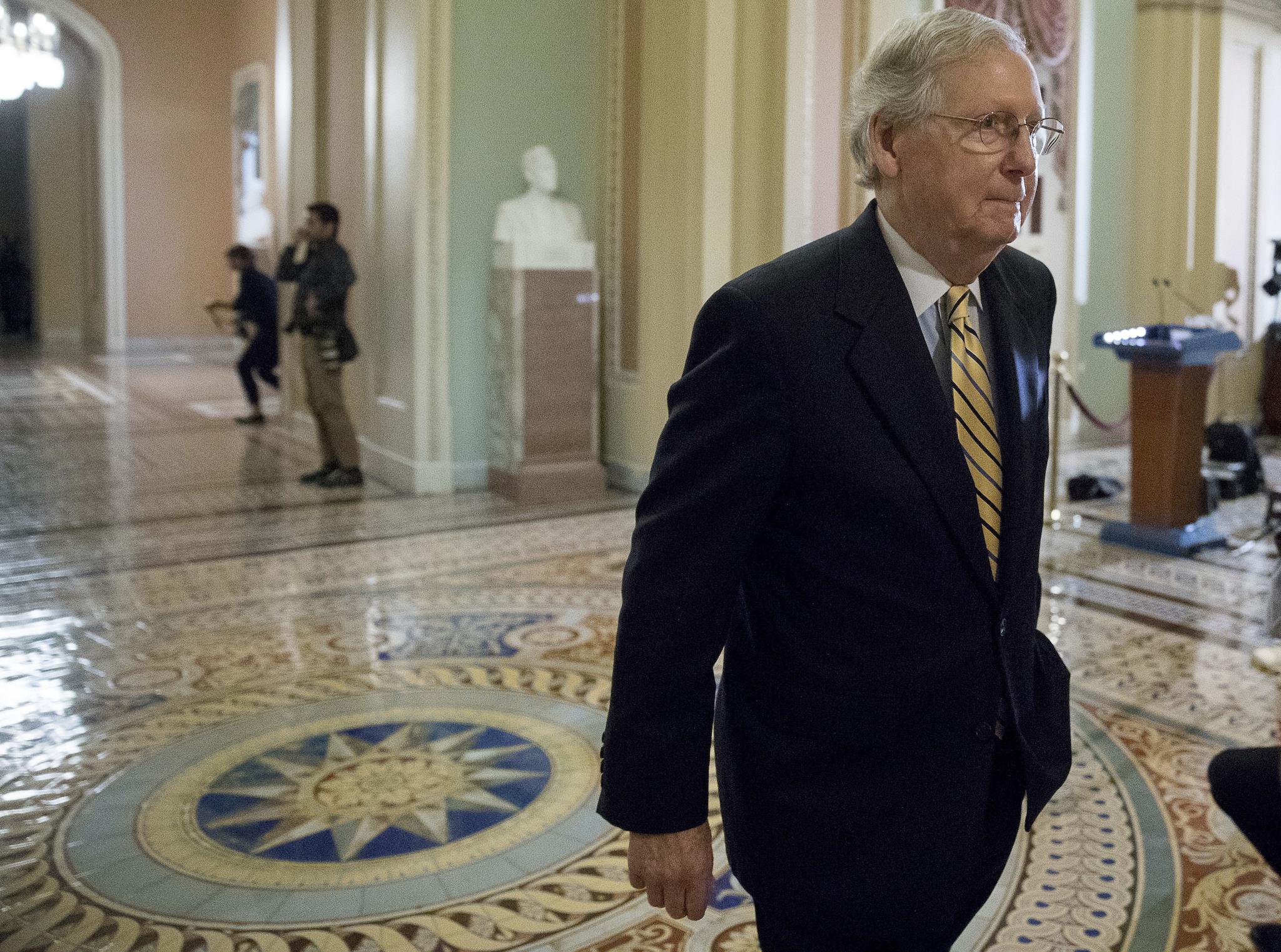 Senate Majority Leader Mitch McConnell