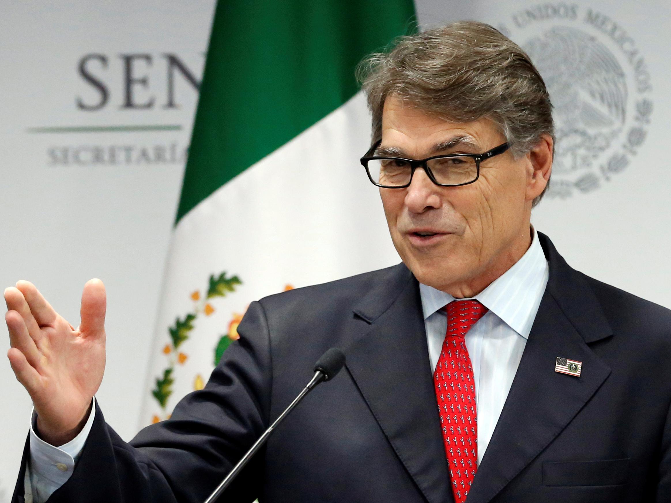 US Energy Secretary Rick Perry