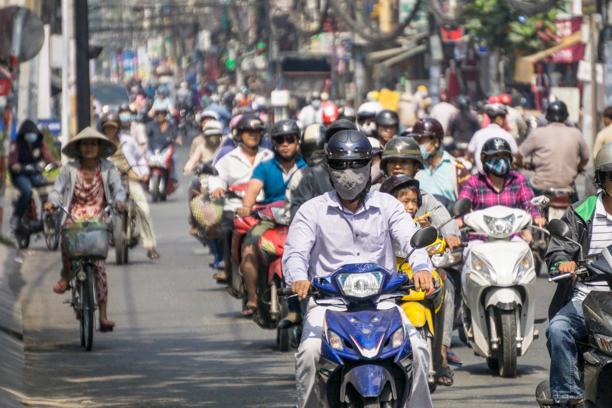 HCMC is a city of mopeds