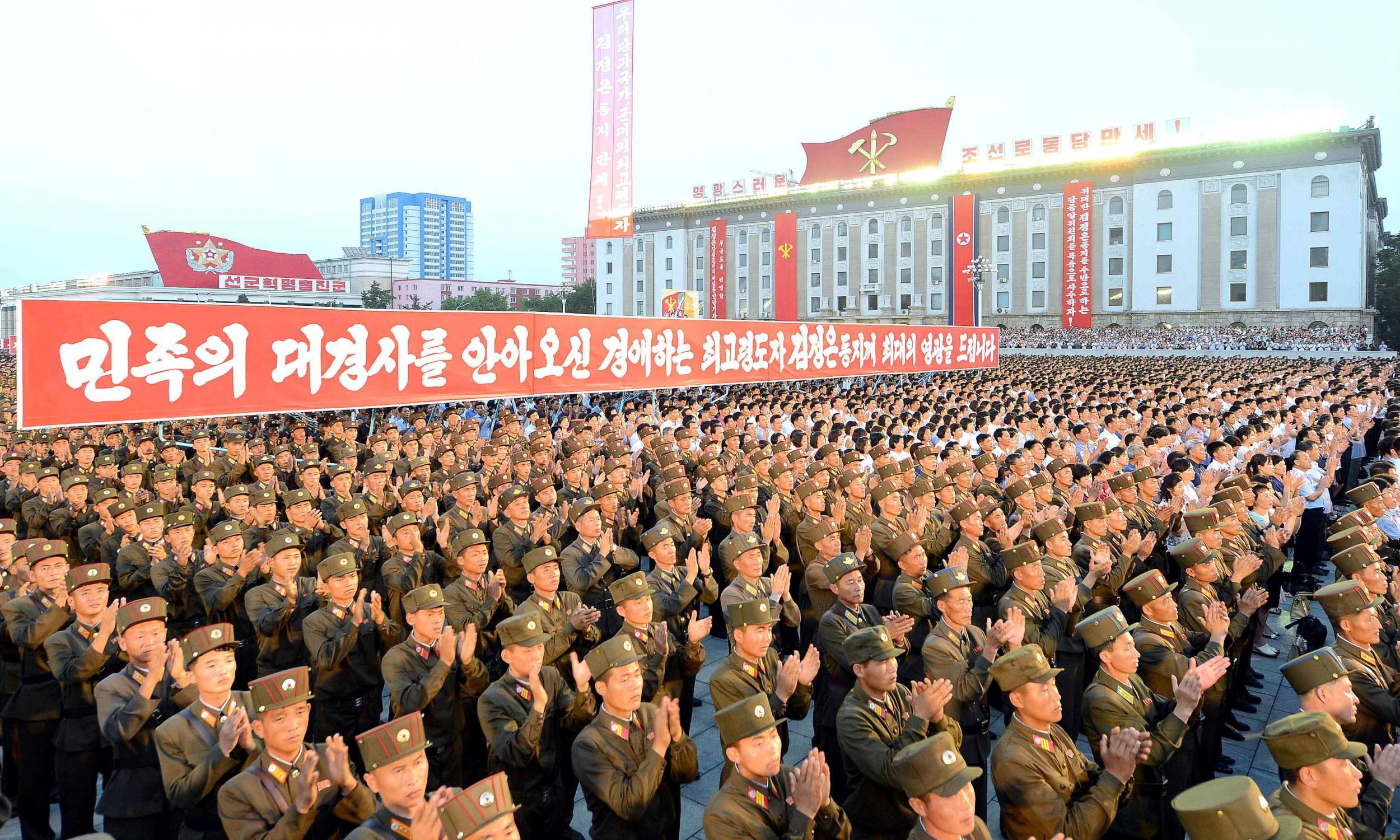 North Korea recently celebrated after testing a missile that could hit Alaska