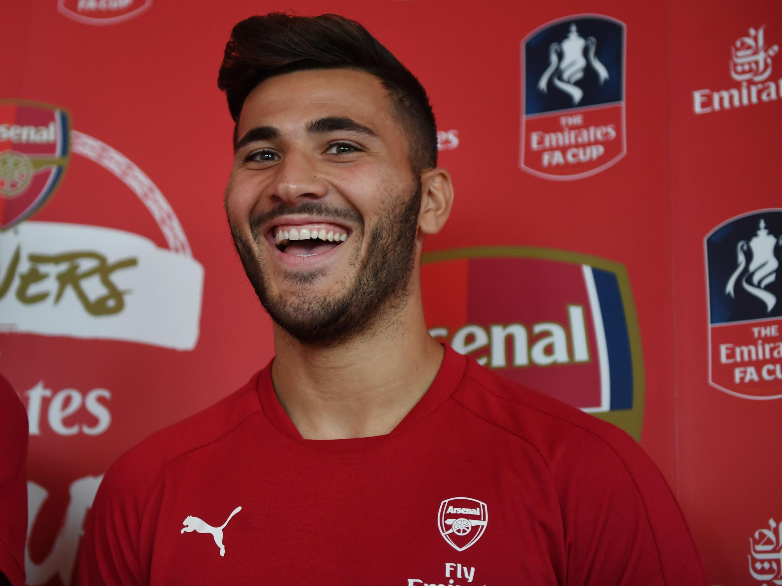 Arsenal signed Kolasinac, 24, on a free transfer earlier this summer