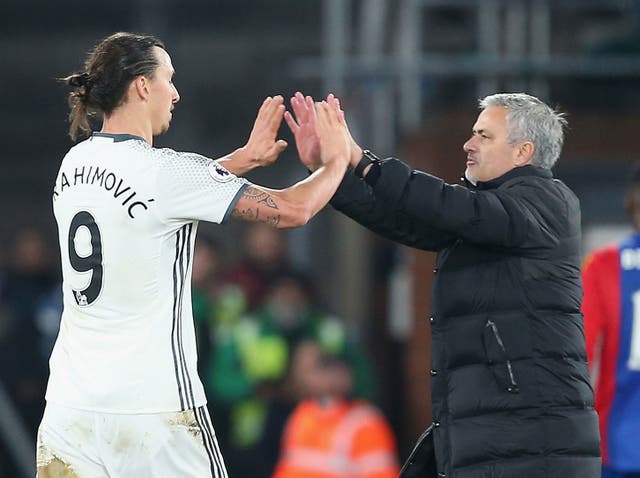 Ibrahimovic enjoyed a good relationship with Mourinho