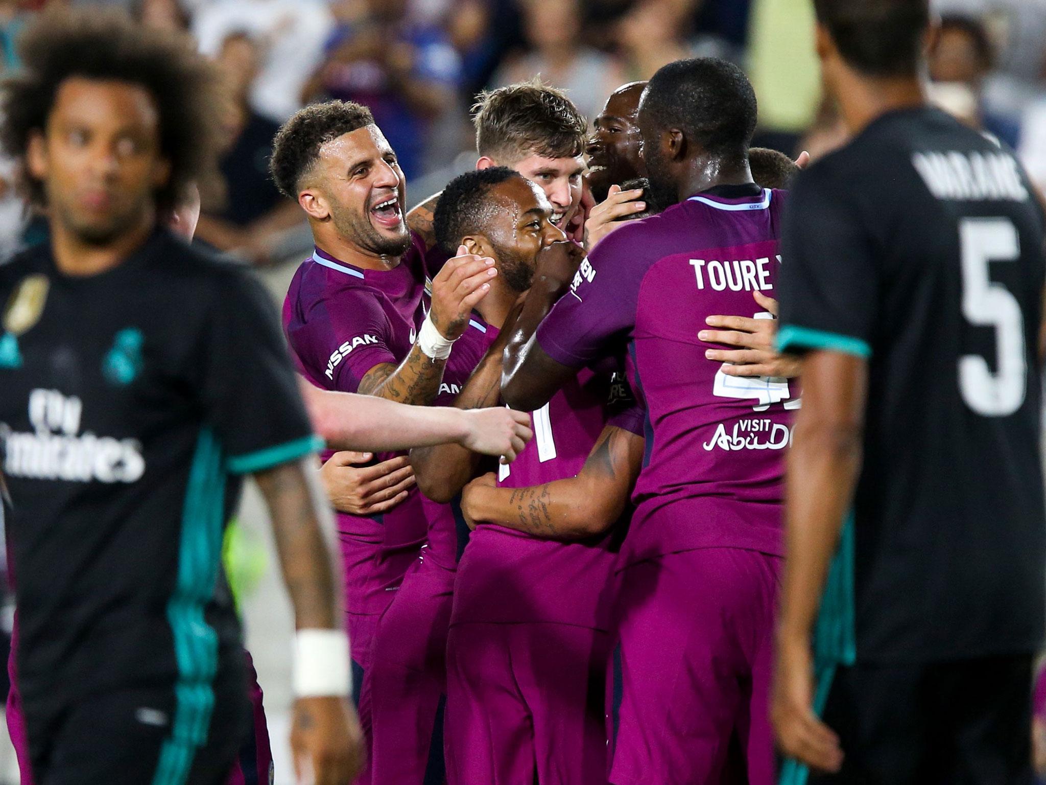 
Walker and Danilo started on either flank 