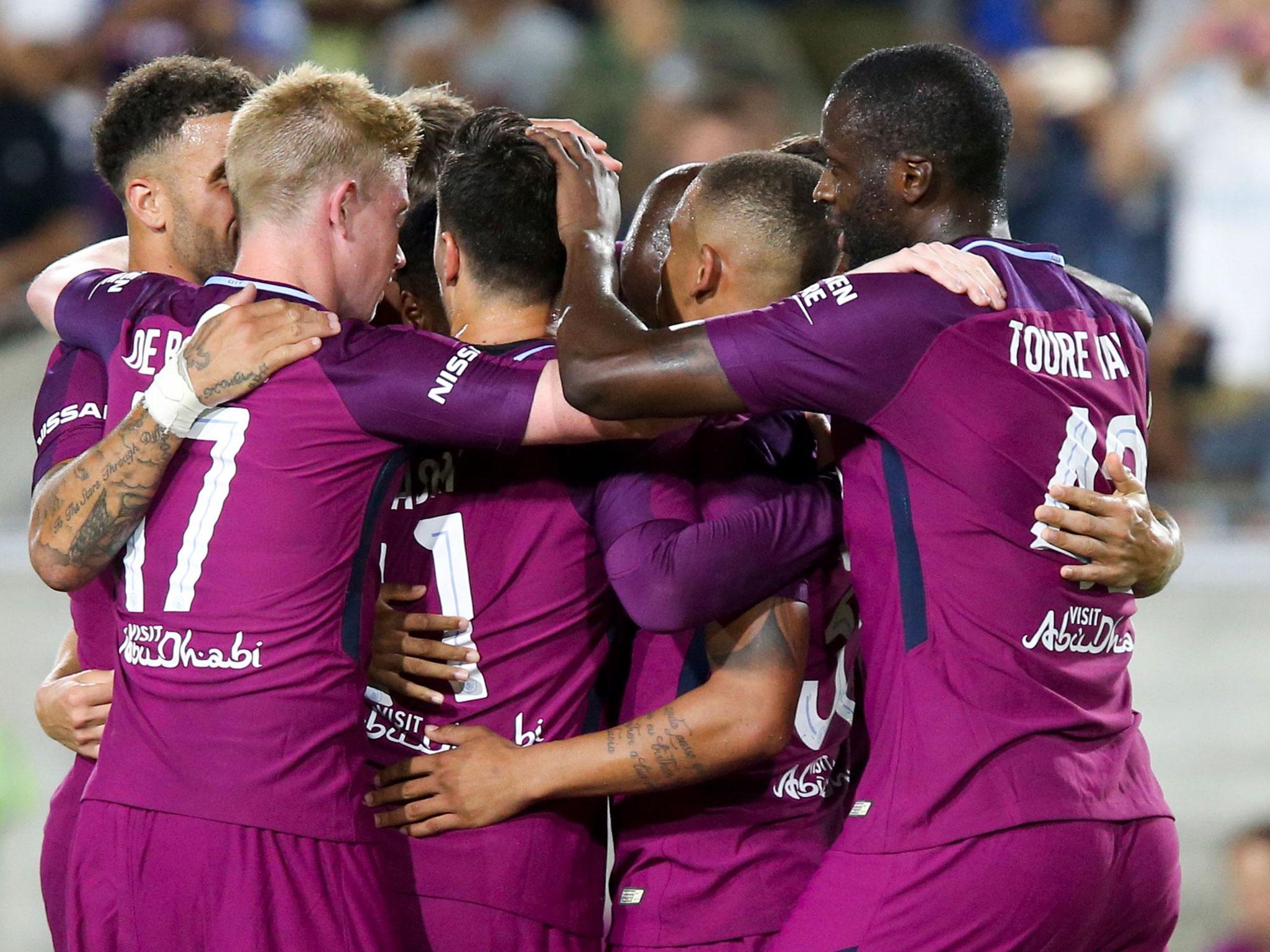 Manchester City turned on the style in Los Angeles