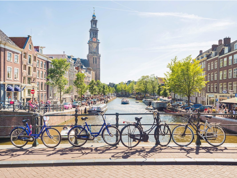 Summertime in Amsterdam, The Netherlands