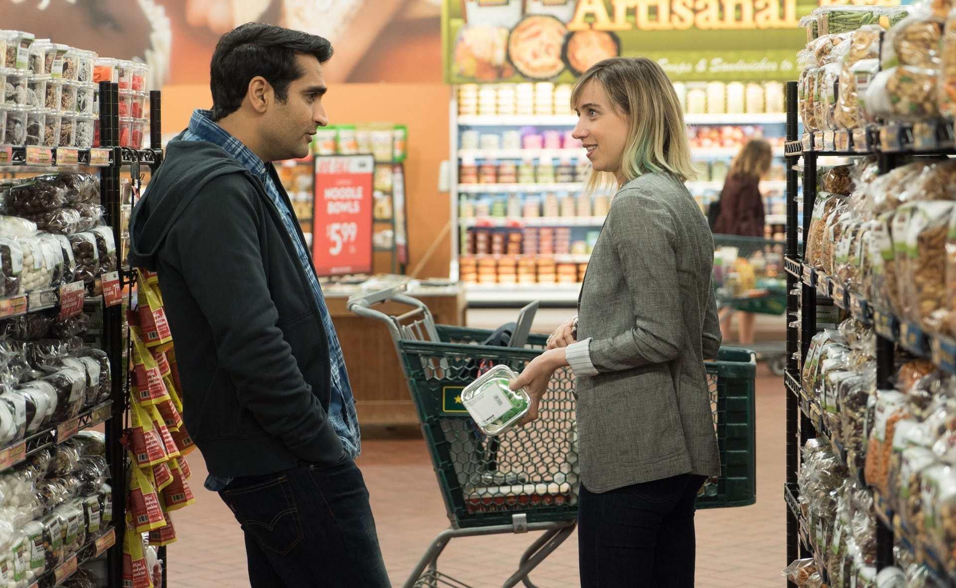 Kumail Nanjiani and Zoe Kasden in ‘The Big Sick’