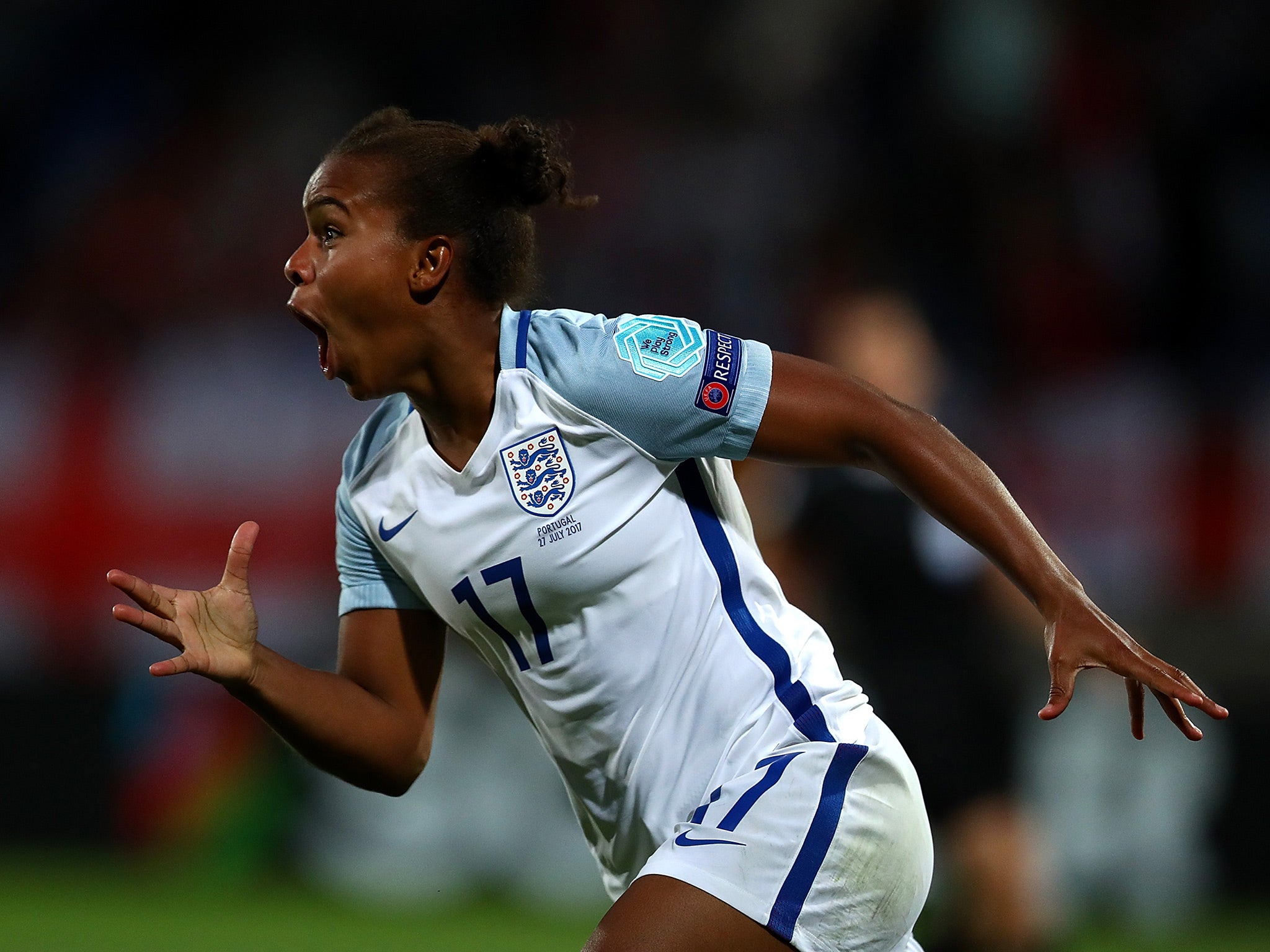 Nikita Parris' second-half strike proved to be England's winner