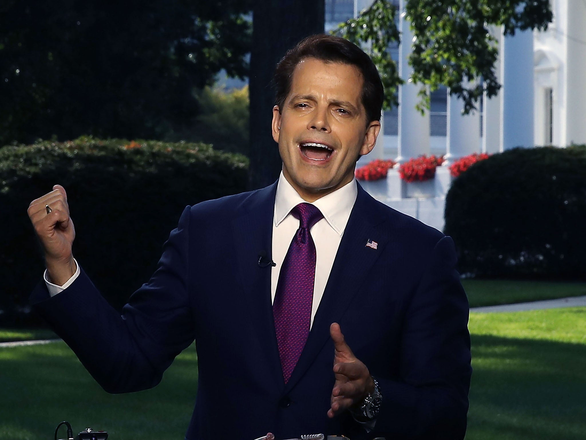 Anthony Scaramucci's foul mouthed rant came after he was angered by the leaking of a dinner between Donald Trump and Sean Hannity