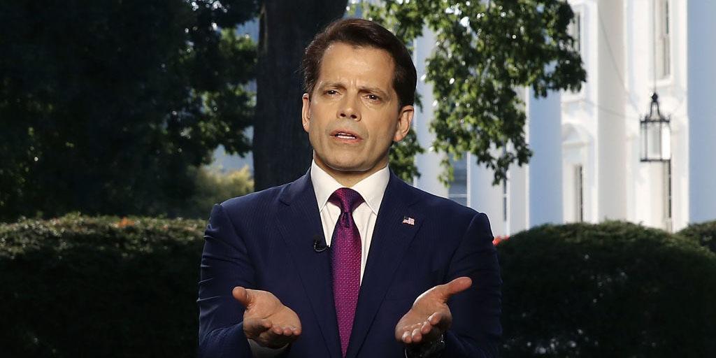 Anthony Scaramucci was in West Virginia on business with President Trump when his son James was born