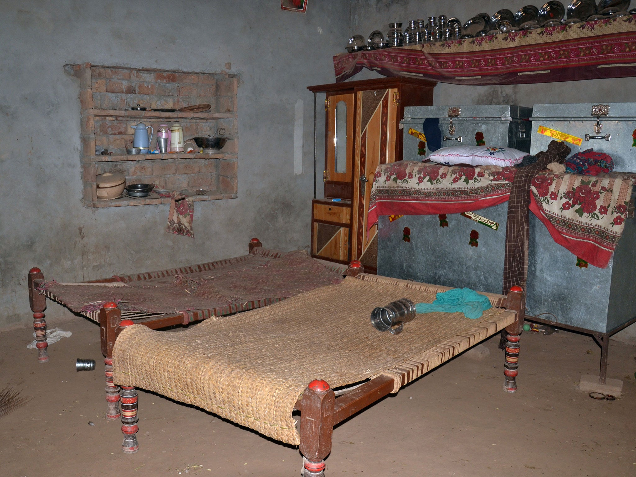 The room where the 16-year-old girl was allegedly raped on the order of a village council