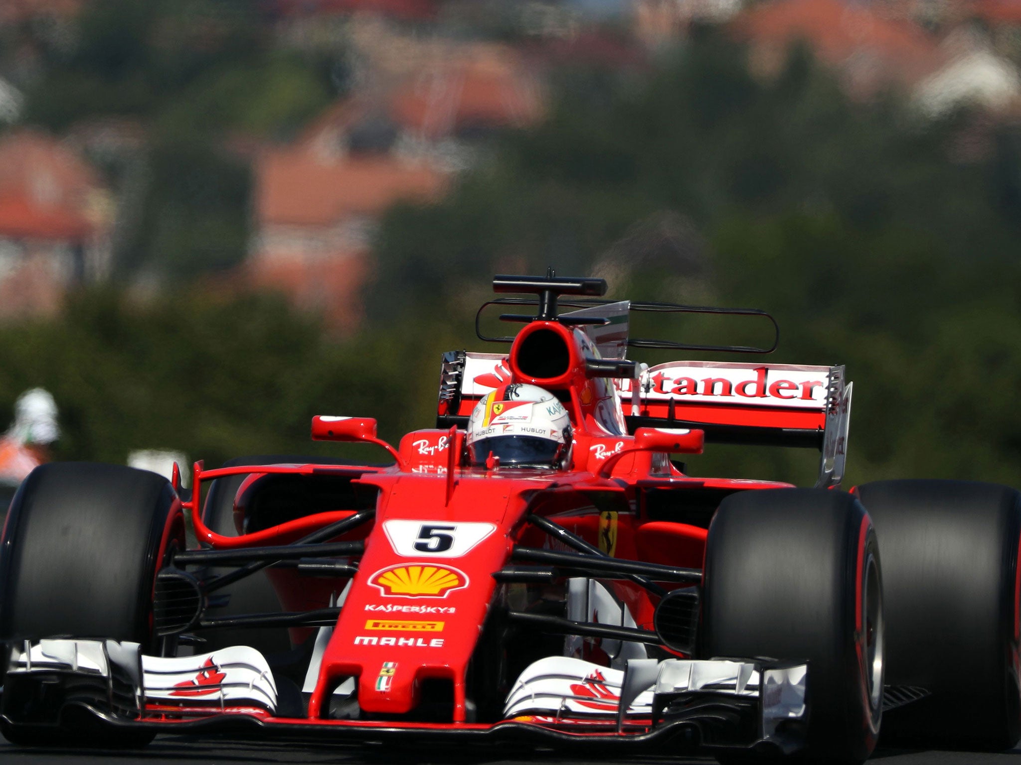 Sebastian Vettel was fastest in third practice