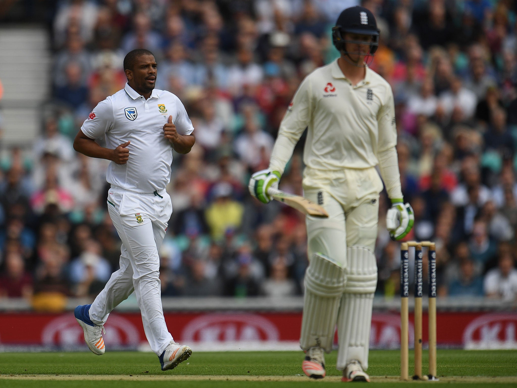 Vernon Philander admirably played on despite spending much of Friday in hospital