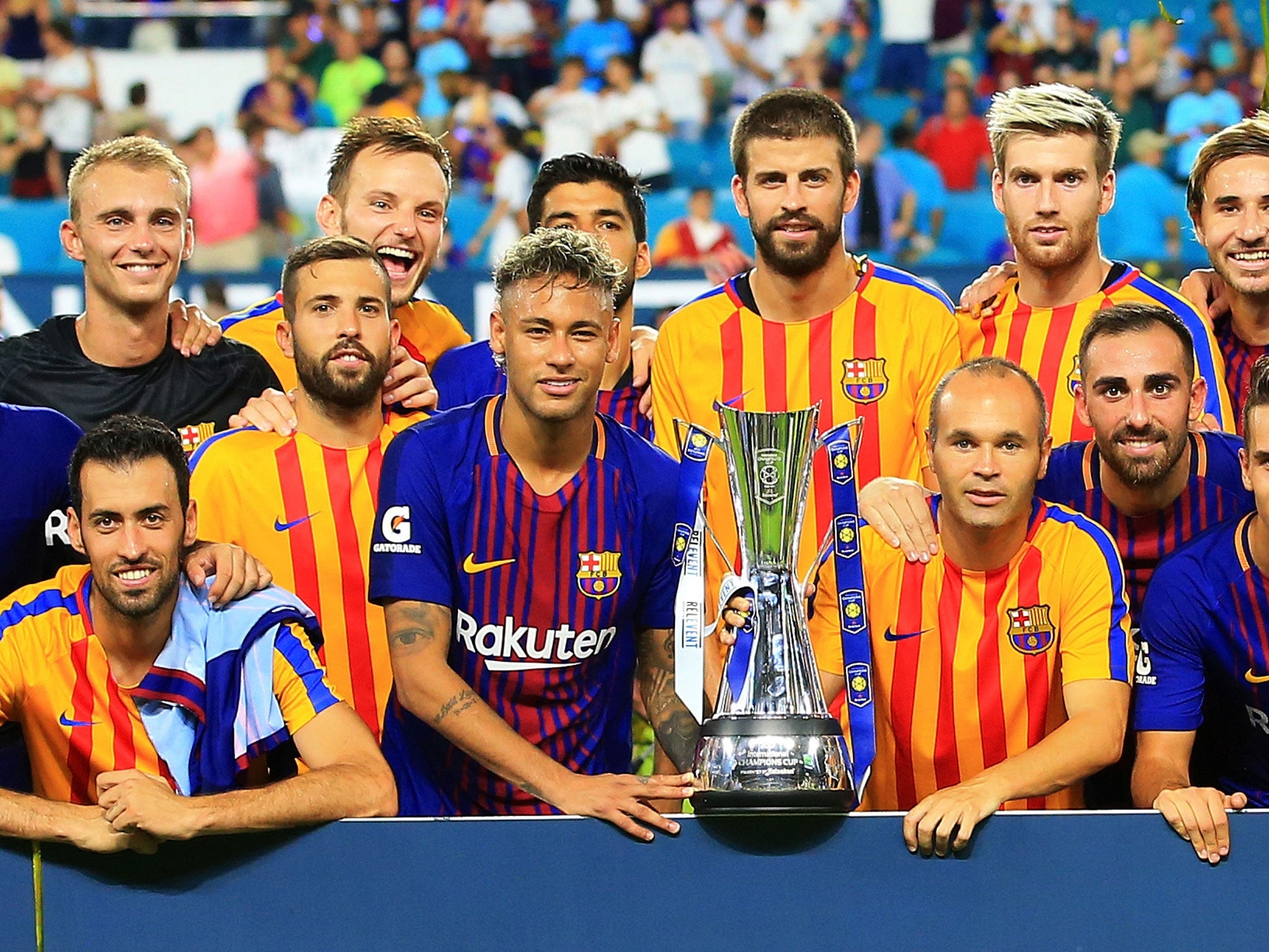 Barcelona beat Real Madrid 3-2 at the Hard Rock Stadium in Miami